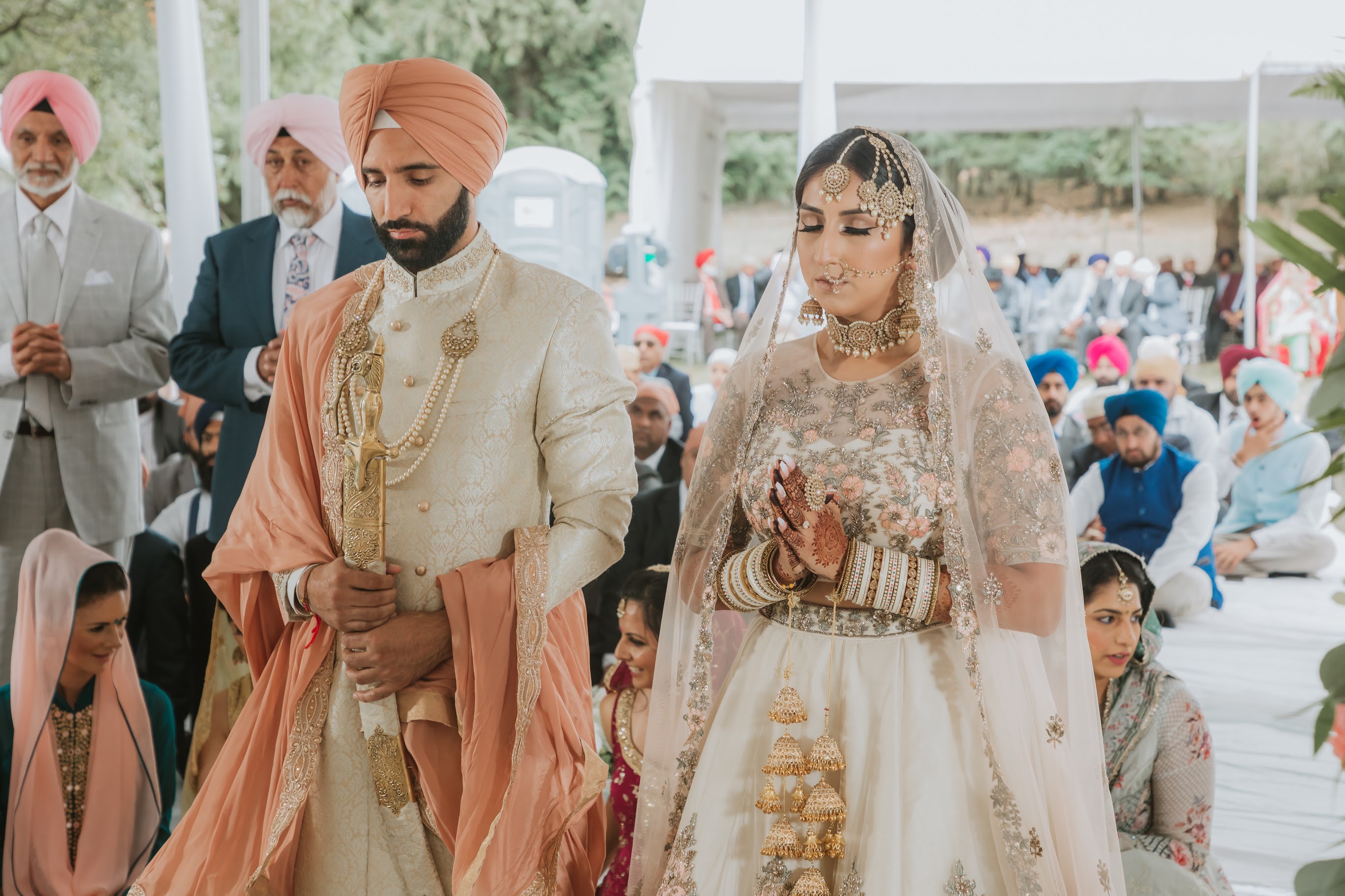 traditional sikh wedding dress